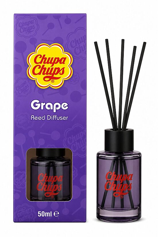 Chupa Chups Grape aromātiskais difuzors ar kociņiem, 50 ml