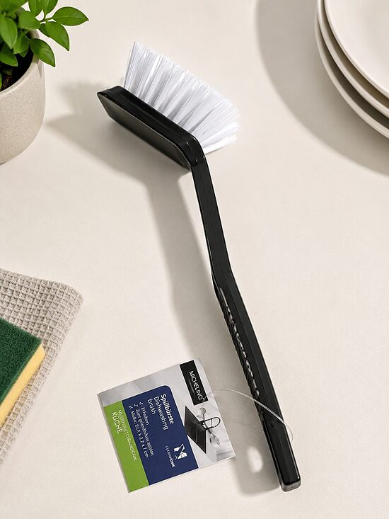 Michelino CleanHome trauku mazgāšanas birste – pelēka, 22,5 × 2,2 × 7,1 cm 1.gab