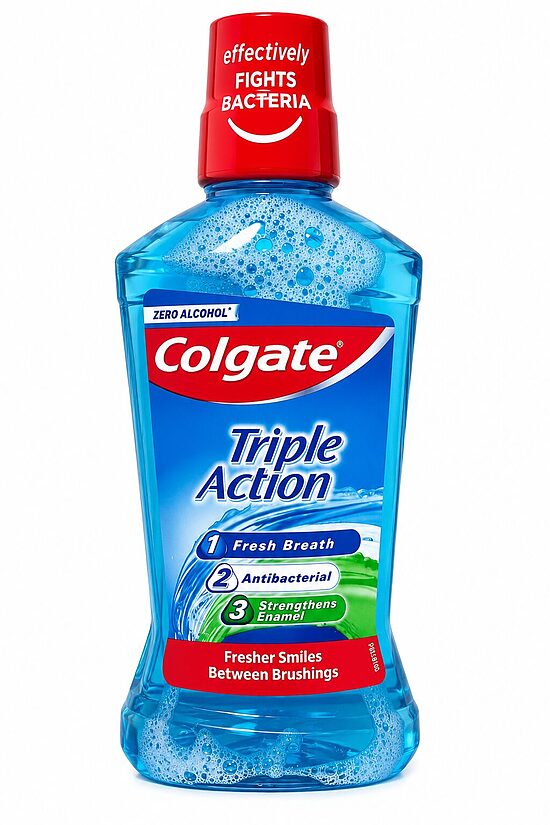Colgate Triple Action mutes skalojamais līdzeklis 500 ml