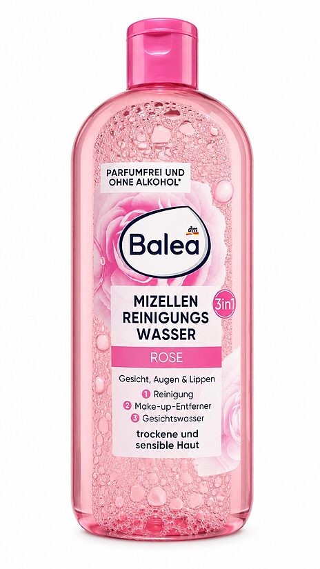Balea 3in1 Rose micelārais sejas attīrošais ūdens 400ml