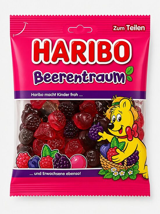 HARIBO Beerentraum – ogu garšas želejkonfektes 160g