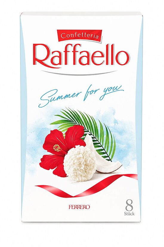 Raffaello kokosriekstu un mandeļu konfektes – 80 g, 8 gab.