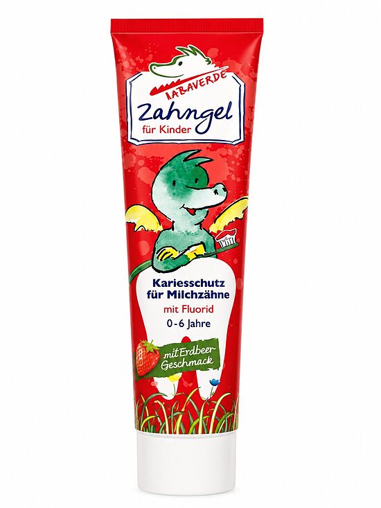Tabaluga bērnu zobu gēls ar zemeņu garšu, 100 ml